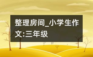 整理房間_小學(xué)生作文:三年級