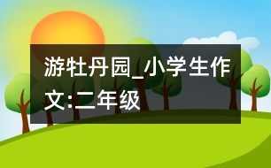 游牡丹園_小學生作文:二年級