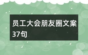 員工大會(huì)朋友圈文案37句