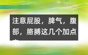 注意“屁股，脾氣，腹部，胳膊”這幾個加點字說說你的發(fā)現(xiàn)