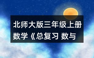 北師大版三年級(jí)上冊(cè)數(shù)學(xué)《總復(fù)習(xí) 數(shù)與代數(shù)》 9.森林醫(yī)生。