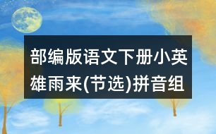 部編版語(yǔ)文下冊(cè)小英雄雨來(lái)(節(jié)選)拼音組詞