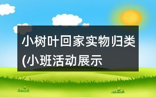 小樹葉回家——實(shí)物歸類(小班活動(dòng)展示課教案及評(píng)析)