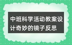 中班科學(xué)活動(dòng)教案設(shè)計(jì)奇妙的鏡子反思