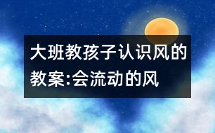 大班教孩子認識風的教案:會流動的風