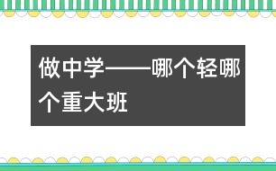 做中學(xué)――哪個輕、哪個重（大班）