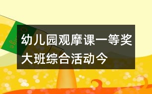 幼兒園觀摩課一等獎(jiǎng)大班綜合活動(dòng)——今天我下廚教學(xué)設(shè)計(jì)、說(shuō)課稿及專(zhuān)家點(diǎn)評(píng)