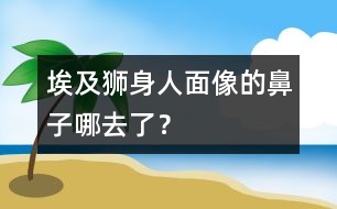 埃及獅身人面像的鼻子哪去了？